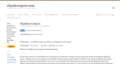 Desktop Screenshot of claydavenport.com